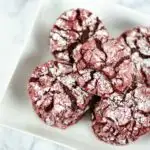 These delightful&nbsp;red velvet crinkle cookies are made with boxed cake mix. So there is less measuring, less fuss, and more time for laughing and eating cookies.