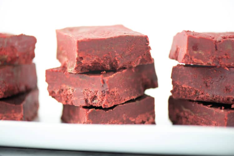 red velvet fudge