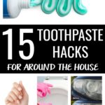 Go beyond just brushing your teeth with these 15 toothpaste hacks! You'll be shocked at all of the creative ways toothpaste can be used all over the house!