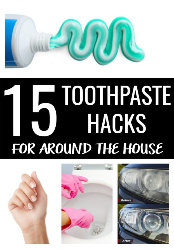 Go beyond just brushing your teeth with these 15 toothpaste hacks! You'll be shocked at all of the creative ways toothpaste can be used all over the house!