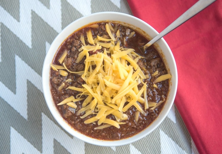 low carb chili 