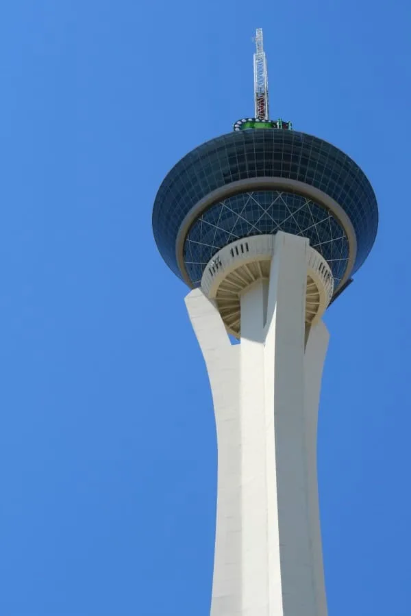 Big Shot ride on top of the Stratosphere Hotel in Las Vegas.