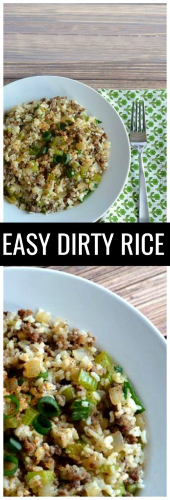 Don't sacrifice time or flavor on your next Cajun feast with this Easy Dirty Rice recipe! Delicious one pot meal or Thanksgiving side dish.