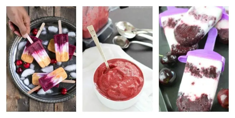 Frozen cherry treats
