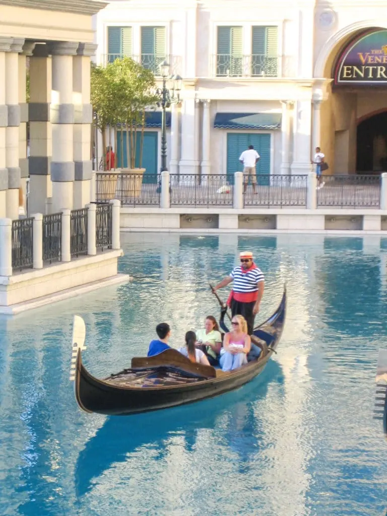 Venetian Hotel Gondola Ride