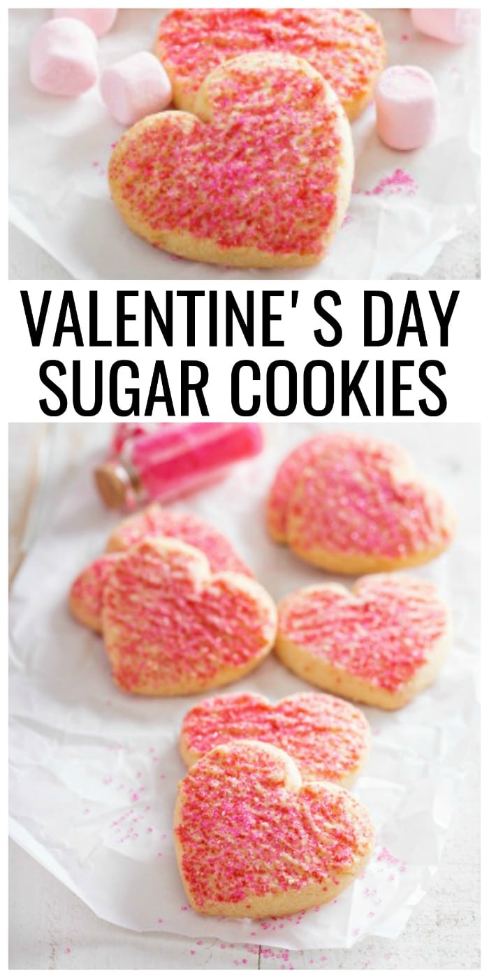 Make completely homemade sugar cookies for Valentine's Day. Learn how to freeze sugar cookies and my favorite ways to decorate them.