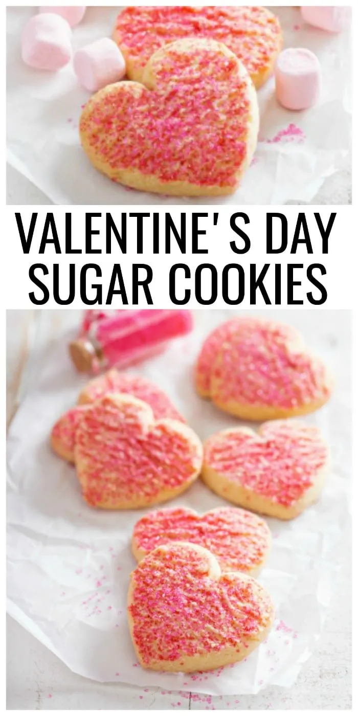 Make completely homemade sugar cookies for Valentine's Day. Learn how to freeze sugar cookies and my favorite ways to decorate them.