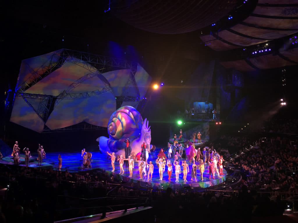 Kid friendly Las Vegas show at Mystere in TI.