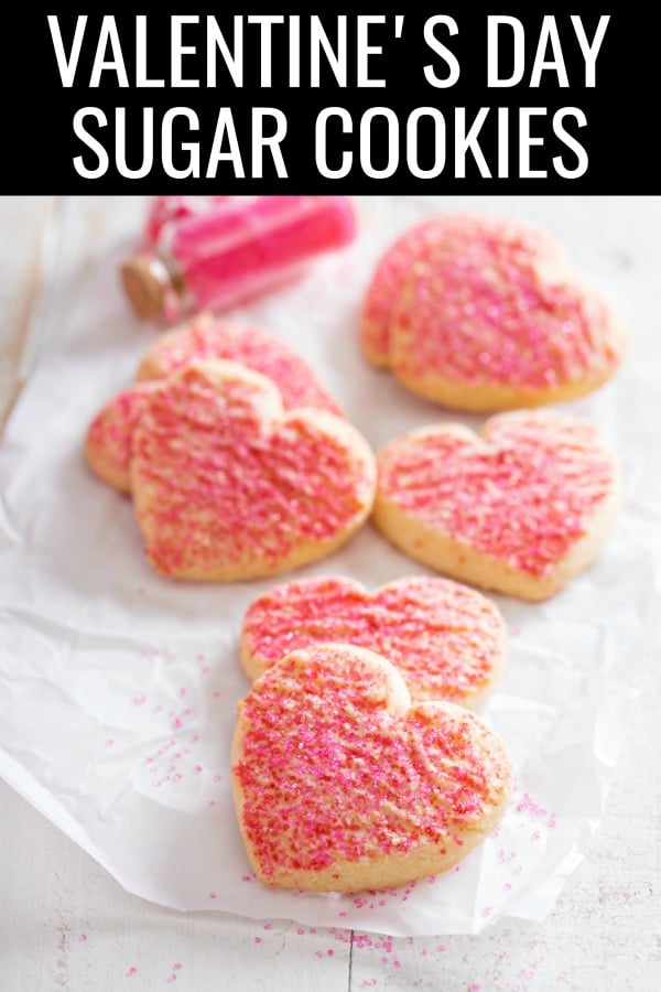 Valentine's Day Sugar Cookies Recipe with Homemade Buttercream