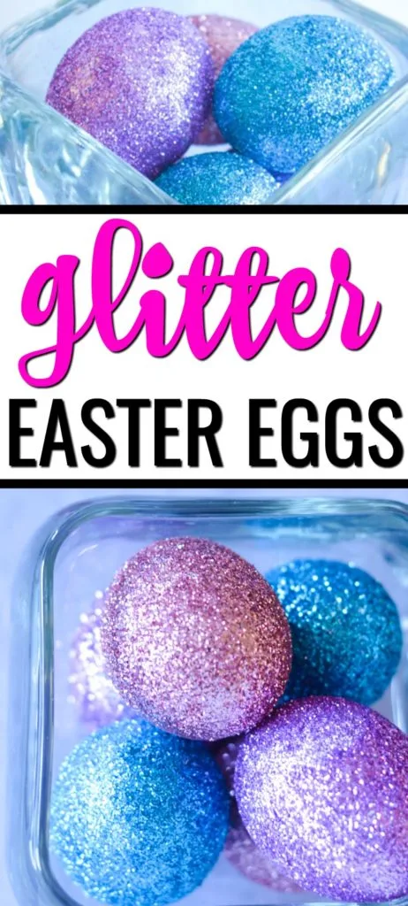 Don't resign yourself to boring decorations because you're short on Easter ideas. Check out this guide on How to Make Glitter Easter Eggs! #glitter #easter #glittereggs #eastercraft #eastereggs