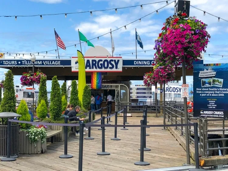 Argosy Cruises Seattle Ferry entrance.