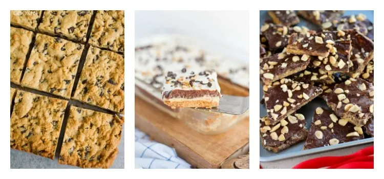 Creative desserts using peanut butter