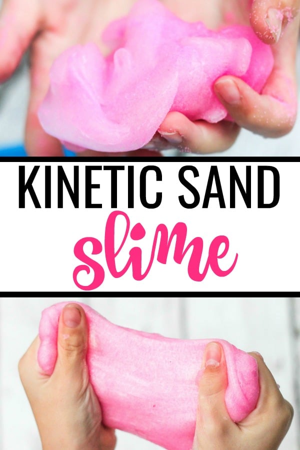 How to make kinetic sand slime.