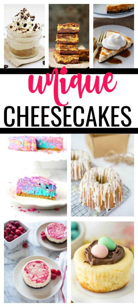 Traditional cheesecake is the perfect dessert. But add on some toppings or mix-in's and it becomes so much more! These 20 unique cheesecake recipes are some of the best and most popular homemade desserts.