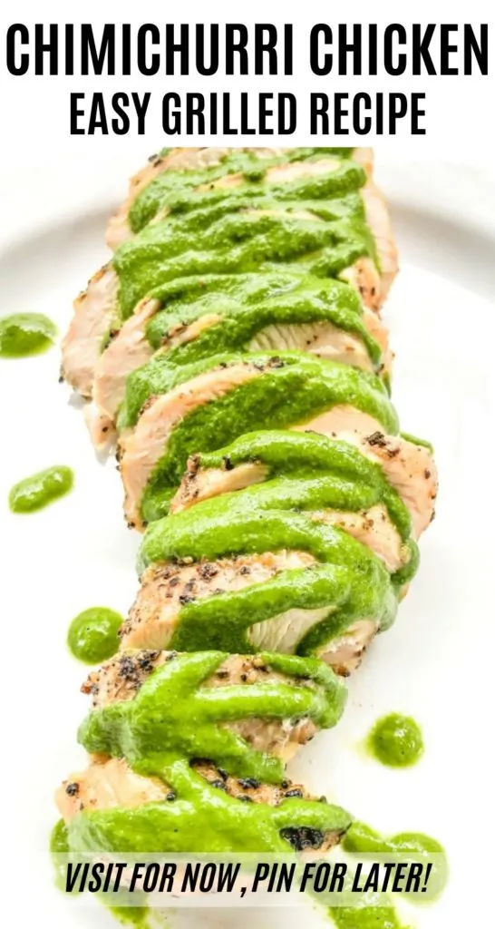 This Quick & Easy Chimichurri Chicken recipe is the perfect dish for your next BBQ! This easy chicken recipe is moist with bold flavor! #ad #summergrilling #imabbqguy
