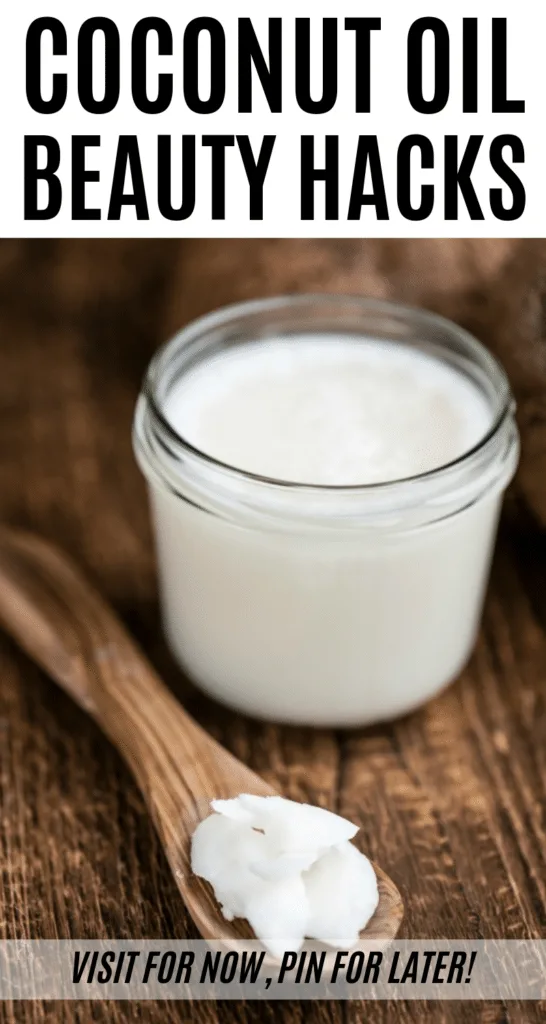 These 15 coconut oil beauty hacks are easy to add to your daily routine! Coconut oil is chemical free and a great way to pamper moisturize your skin, hair, and nails. Here are some easy coconut beauty hacks you have to try out today!&nbsp;