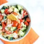 Avocado shrimp dip appetizer recipe.