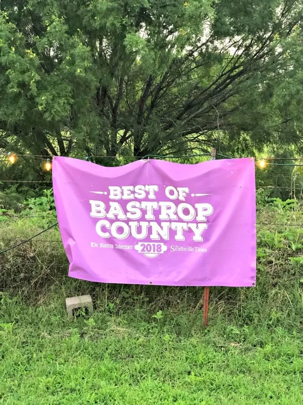 Best of Bastrop County Sign