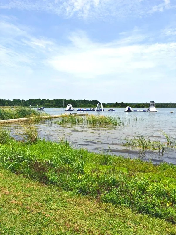 Hero Water Sports Obstacle Course at Lake Bastrop