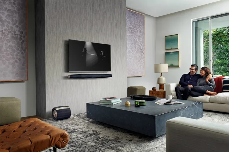 Bowers & Wilkins Speaker System in Living Room