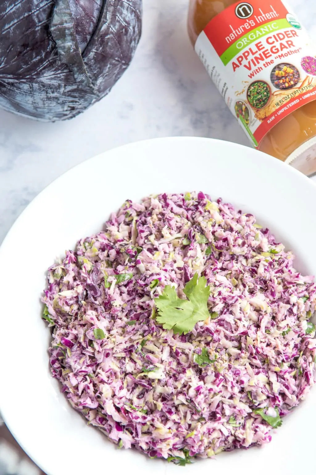 Red cabbage coleslaw recipe