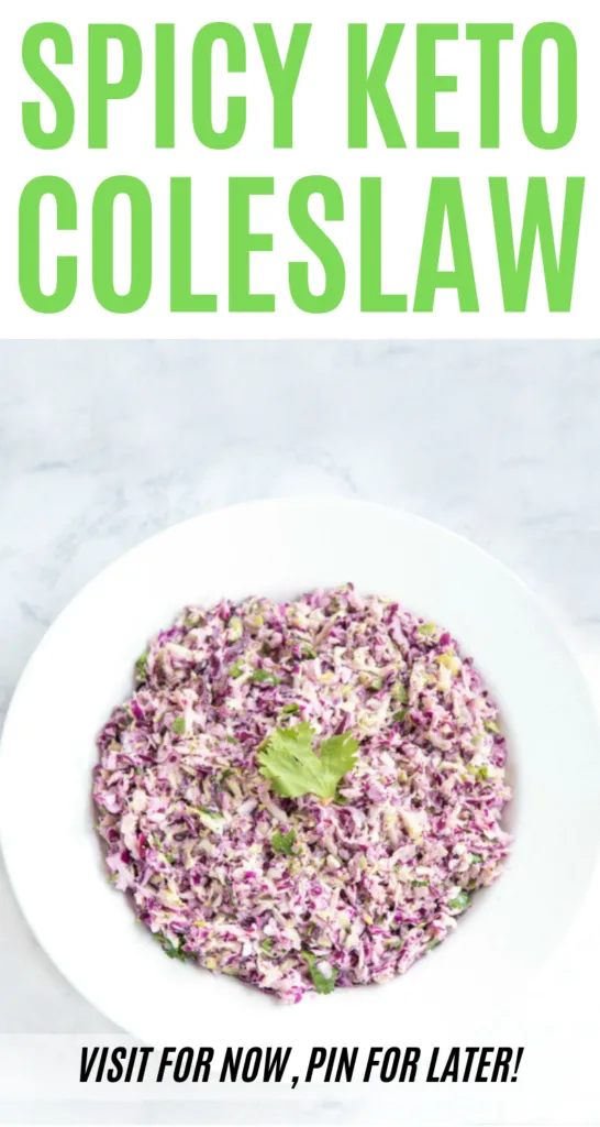 spicy keto coleslaw