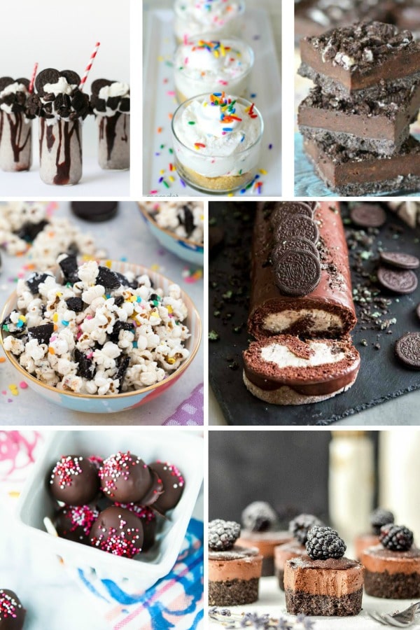 Oreo cookie dessert recipes collection