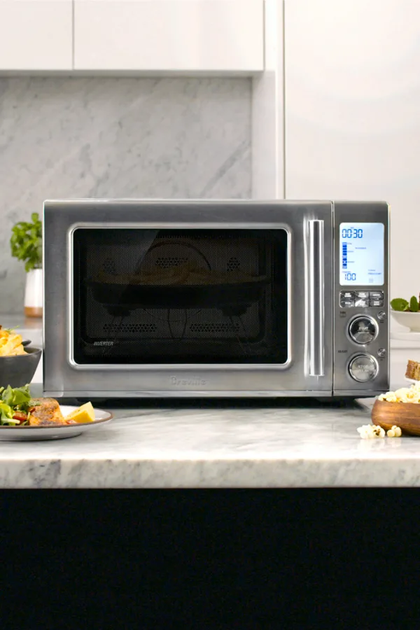 Breville microwave 3-in-1 on granite countertop