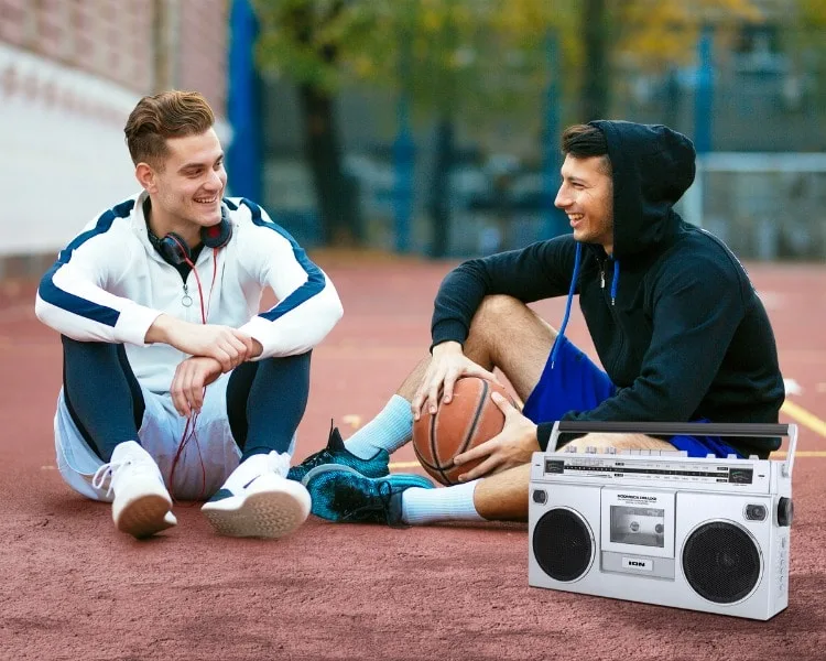 Retro Style Ion Boombox Bluetooth Speaker