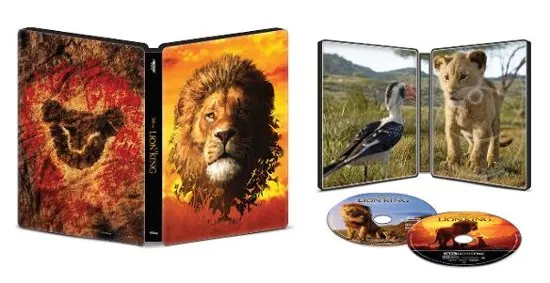 The live action new Lion King Collectible movie SteelBook