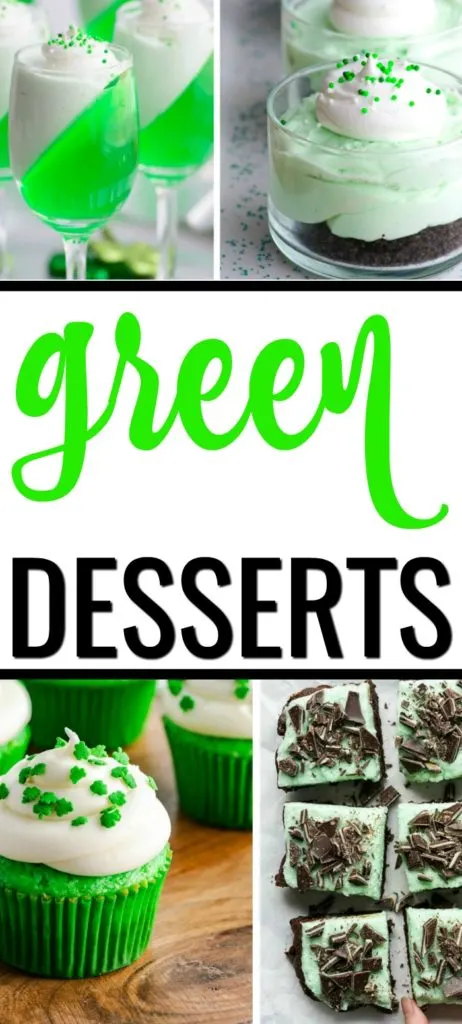 St Patty's Day is here. Celebrate with these easy with these Green Desserts for St Patrick's Day! These green food ideas will help you create a fun and festive holiday for the entire family.