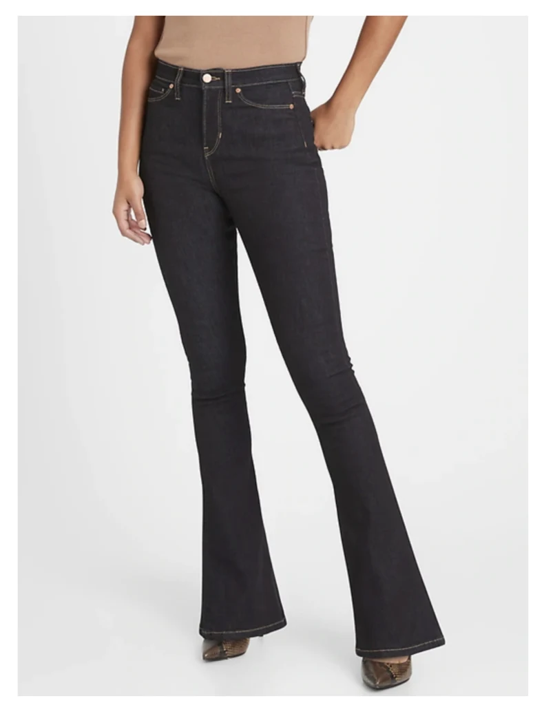 Banana Republic Curvy High-Rise Flare Jean