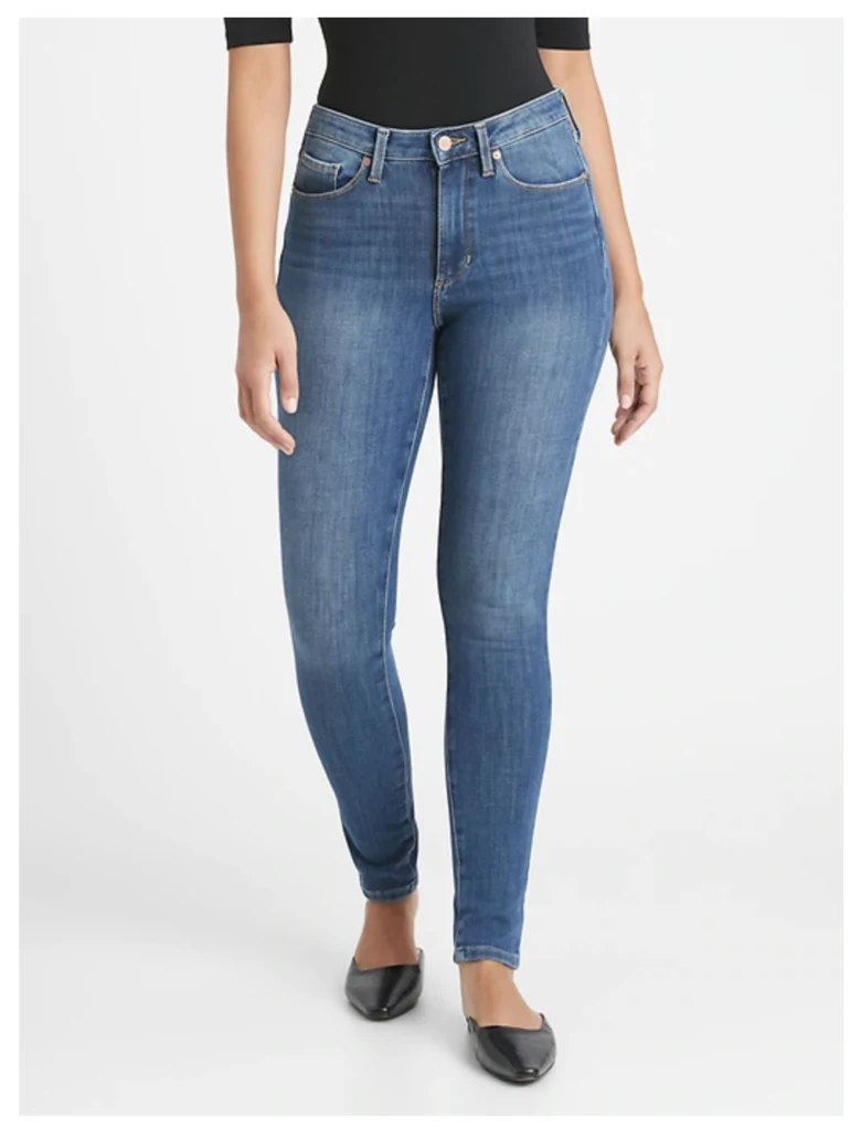 Banana Republic Curvy Mid-Rise Skinny Jean with Back-Seam