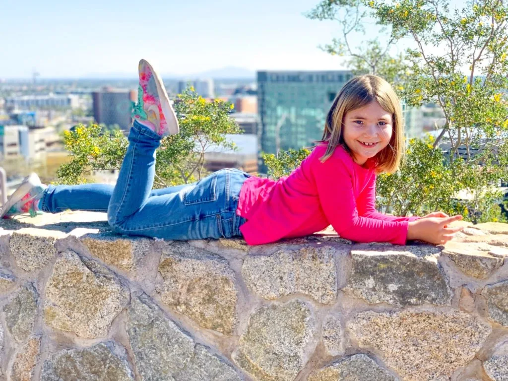 Girl on Hayden Butte Viewing Point