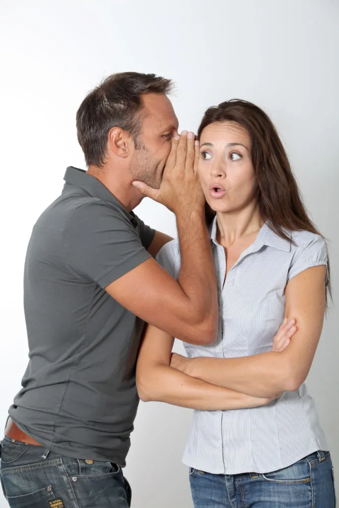 couple sharing secrets