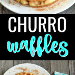 churro waffle sandwiches