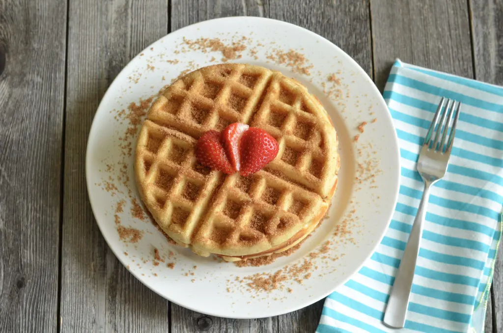 cinnamon sugar waffles