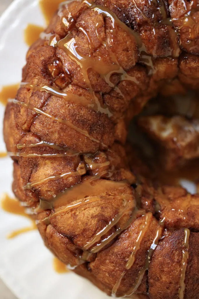 easy monkey bread recipe with 1 can of biscuits